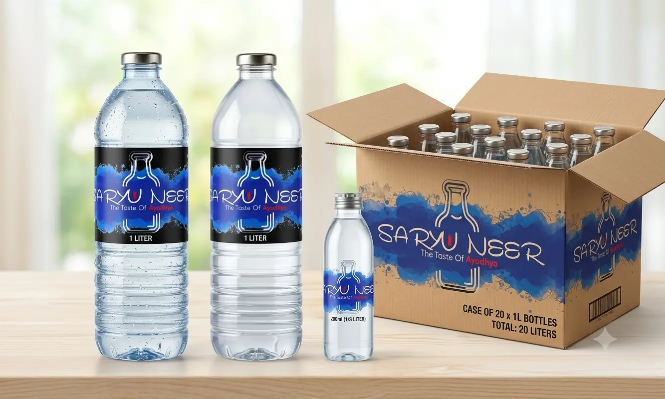 Packed Water Bottles